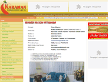 Tablet Screenshot of karamanfirmalarrehberi.com
